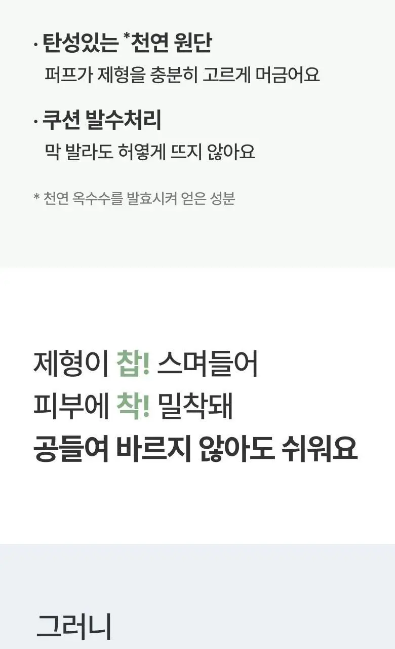 [NEW] 아멜리 컴플리먼트 시리즈 쿠션 13g 차록 상세페이지 19